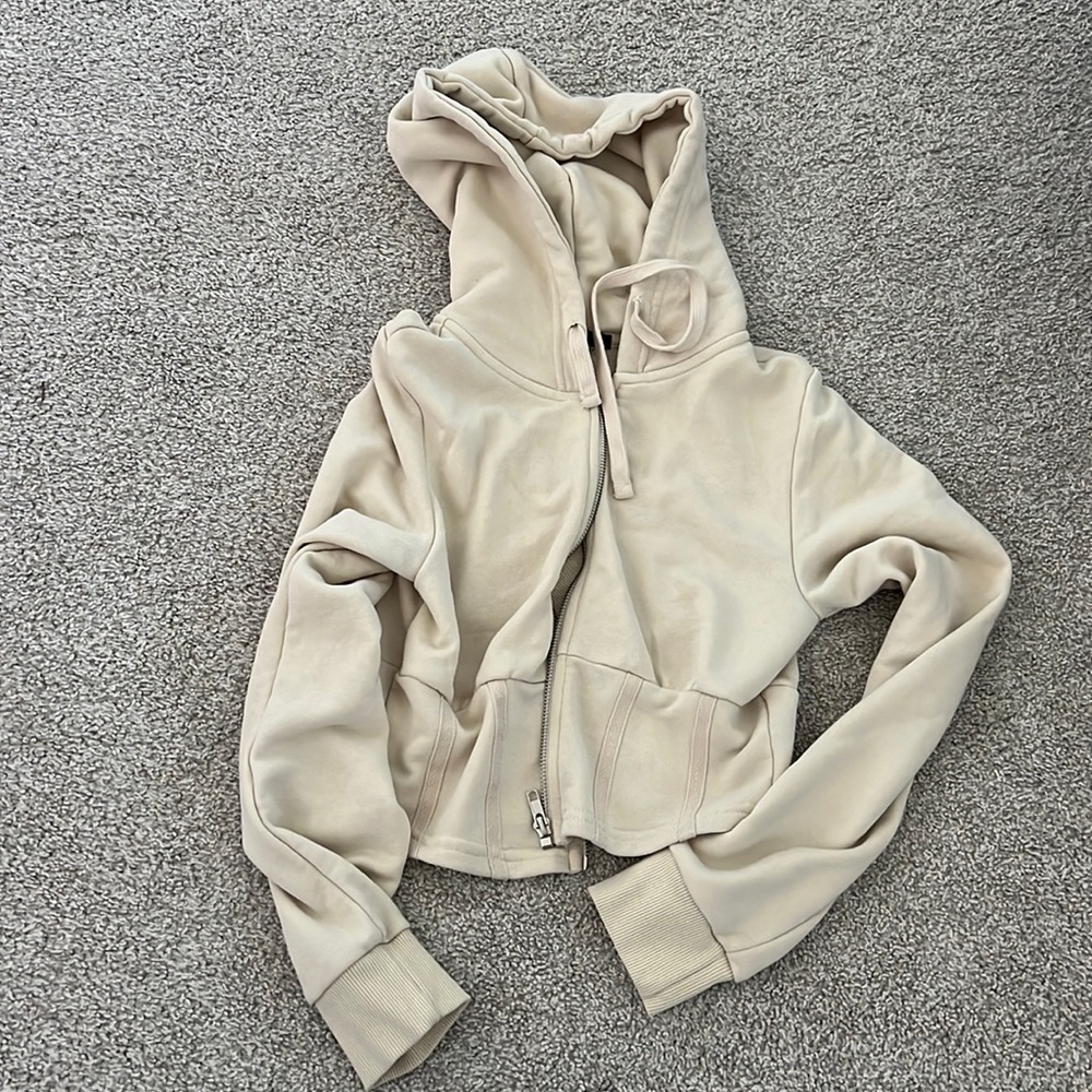 Forever 21 Cropped Zip Up